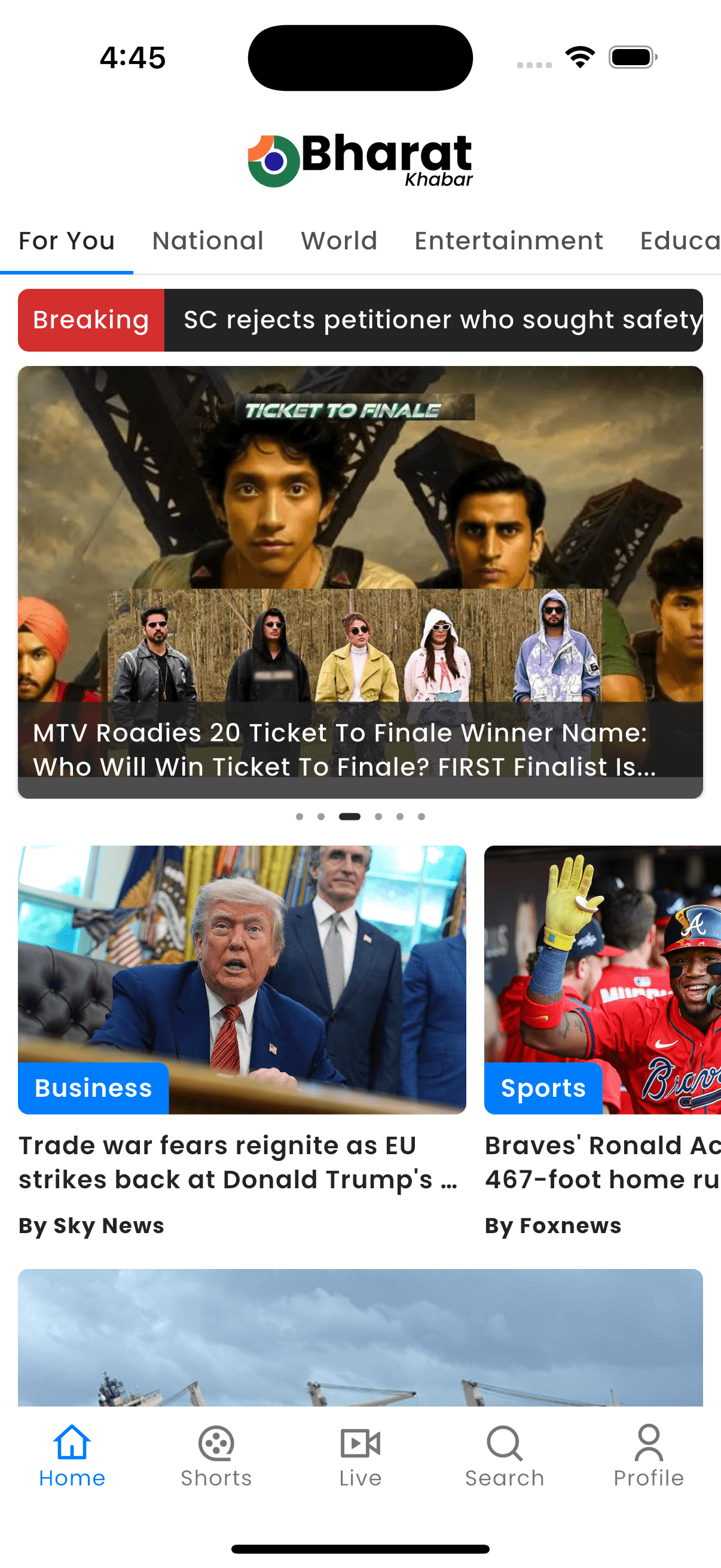 Bharat Khabar Mobile Screenshot 1
