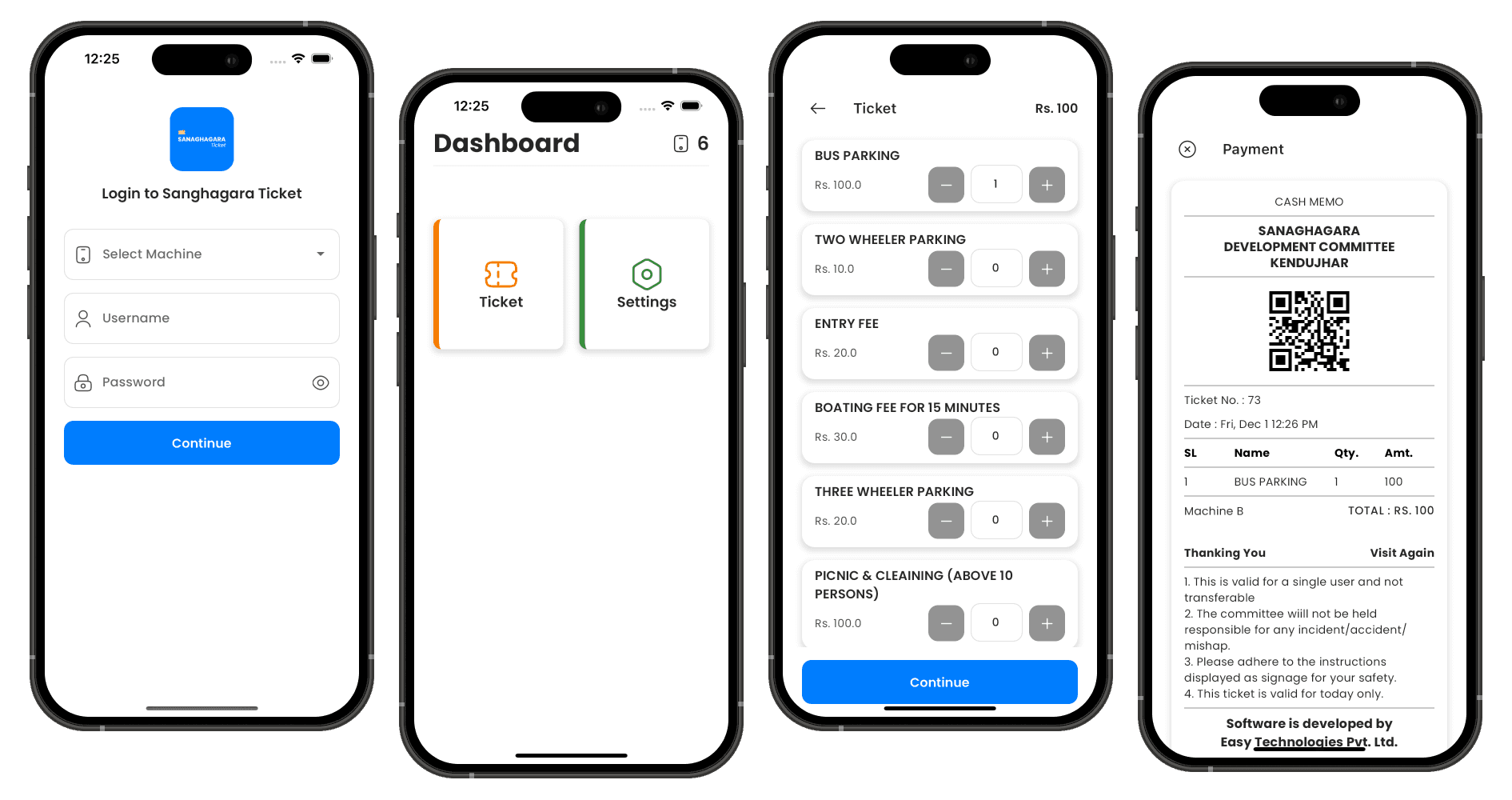Soumya Prakash Sahu | Projects - 2 | Sanghagra Ticket App