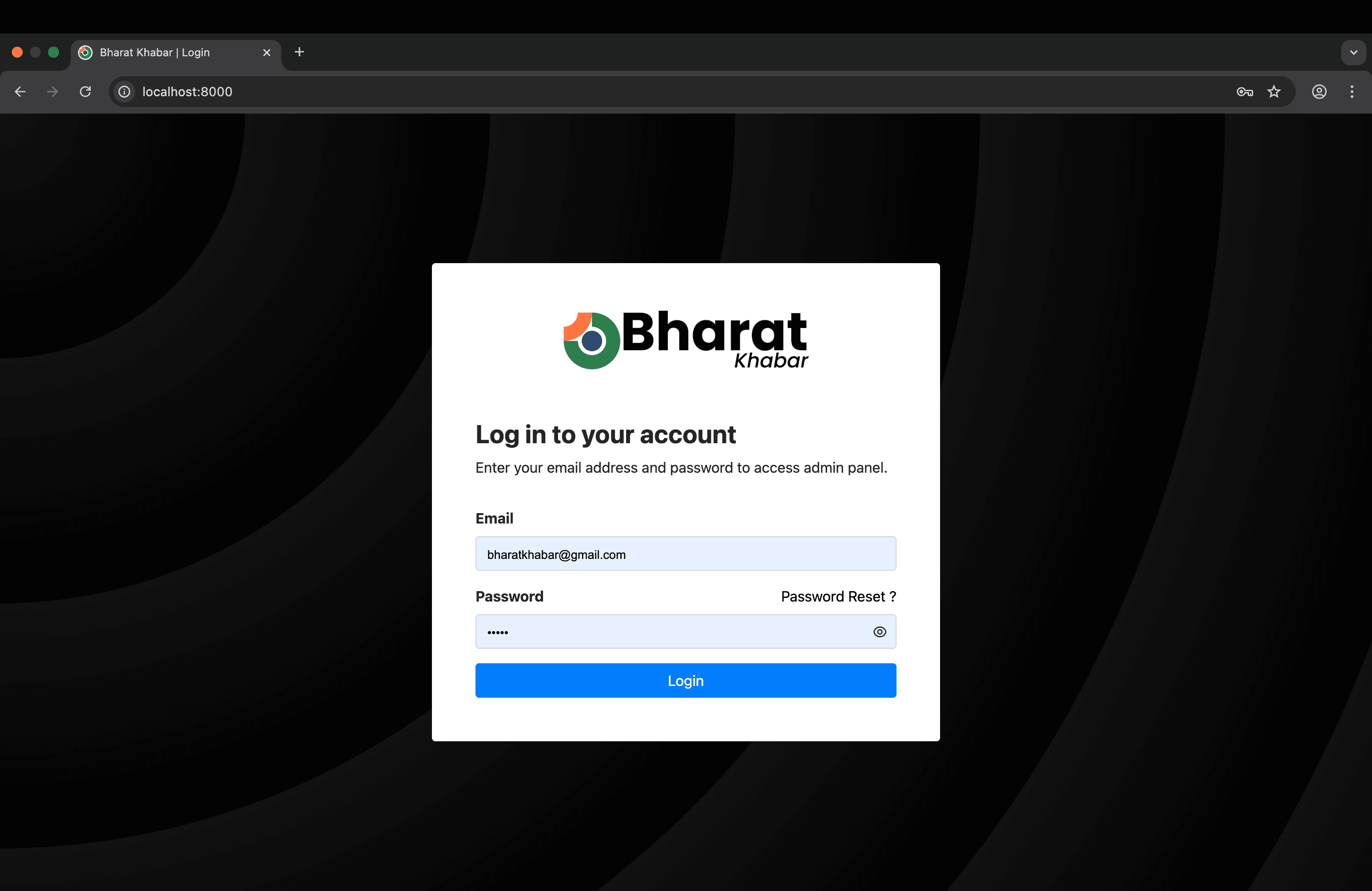 Bharat Khabar Web Screenshot 1